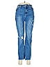 Wax Jean Hearts Blue Jeans Size 9 - photo 1