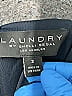 Laundry by Shelli Segal 100% Polyester Stripes Black Blue Jumpsuit Size 2 - photo 3