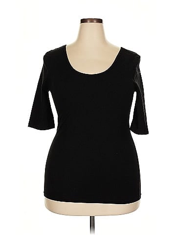 Ann Taylor 3/4 Sleeve T-Shirt (view 1)