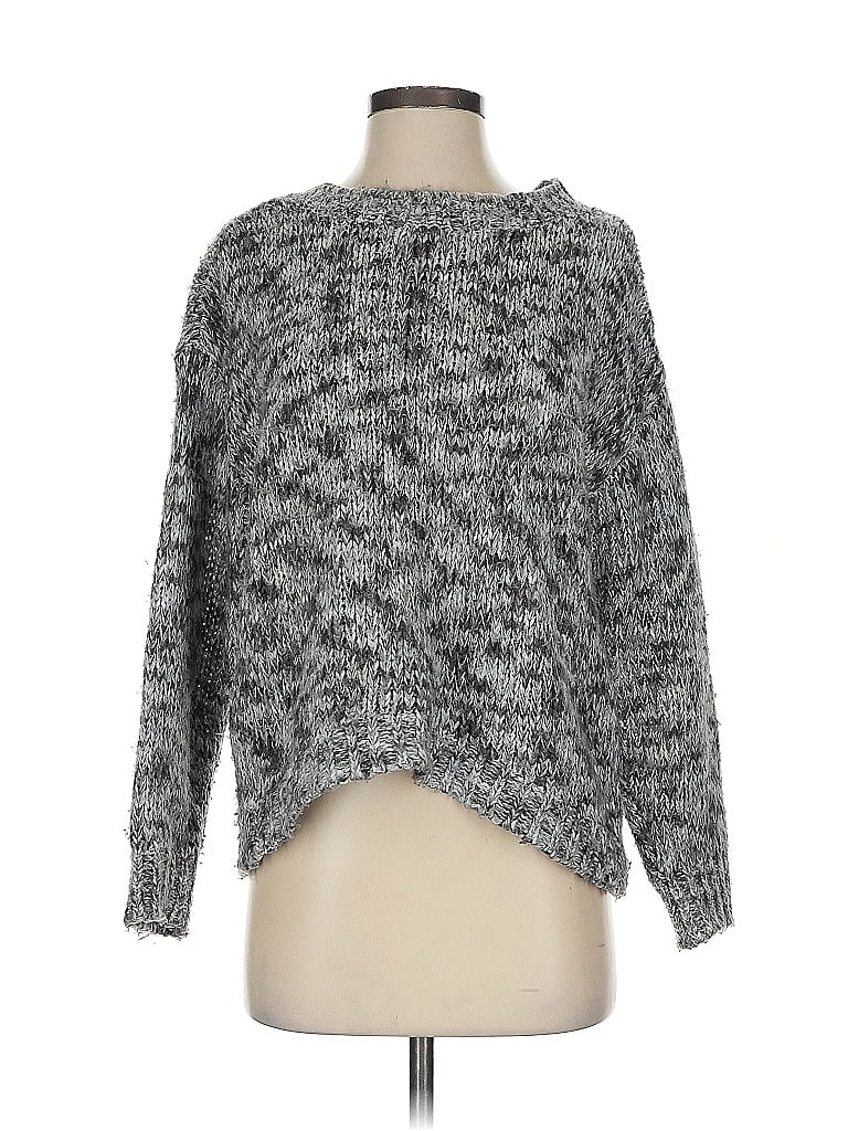 Pre-owned Ann Taylor Loft Outlet Pullover Sweater In Gray