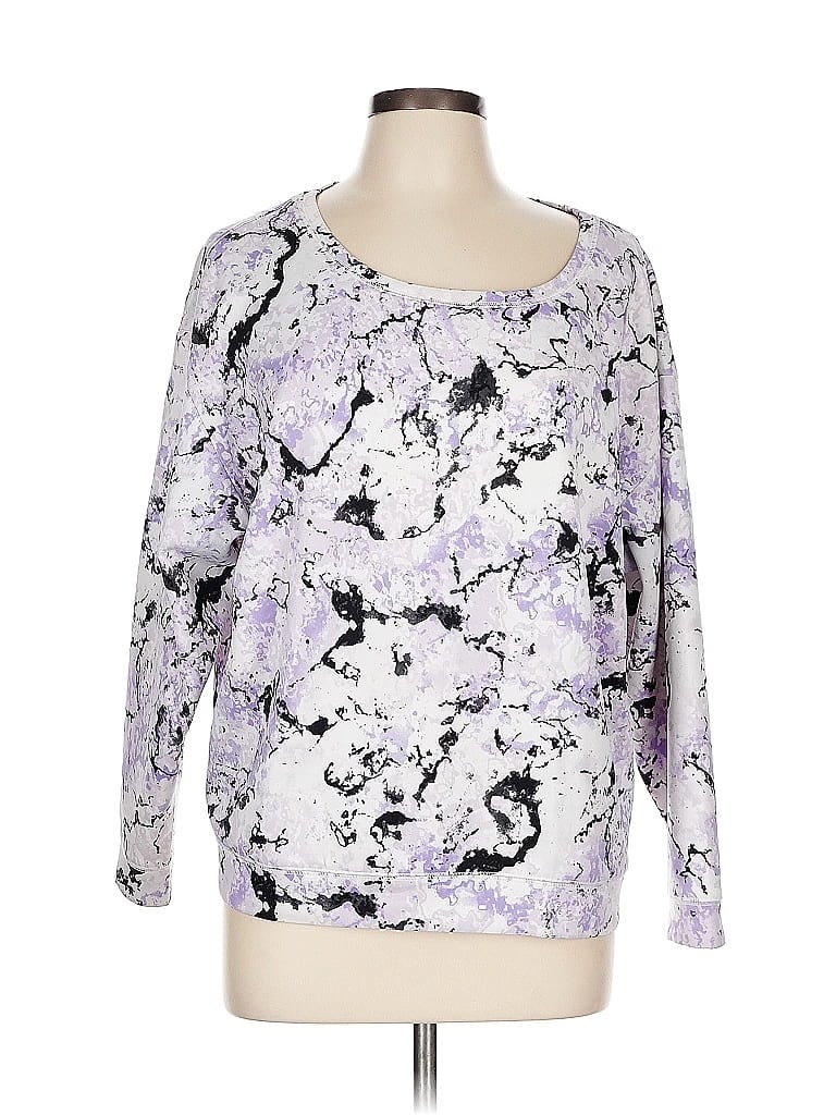 Pre-owned Juicy Couture Long Sleeve Blouse In Purple