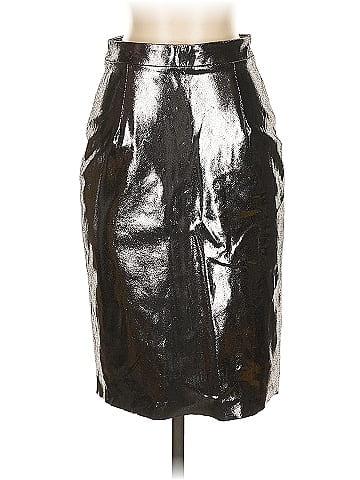 Milly Faux Leather Skirt (view 1)