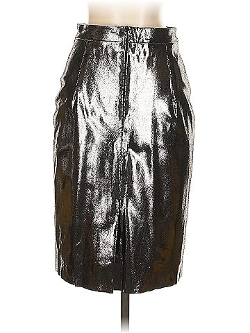 Milly Faux Leather Skirt (view 2)