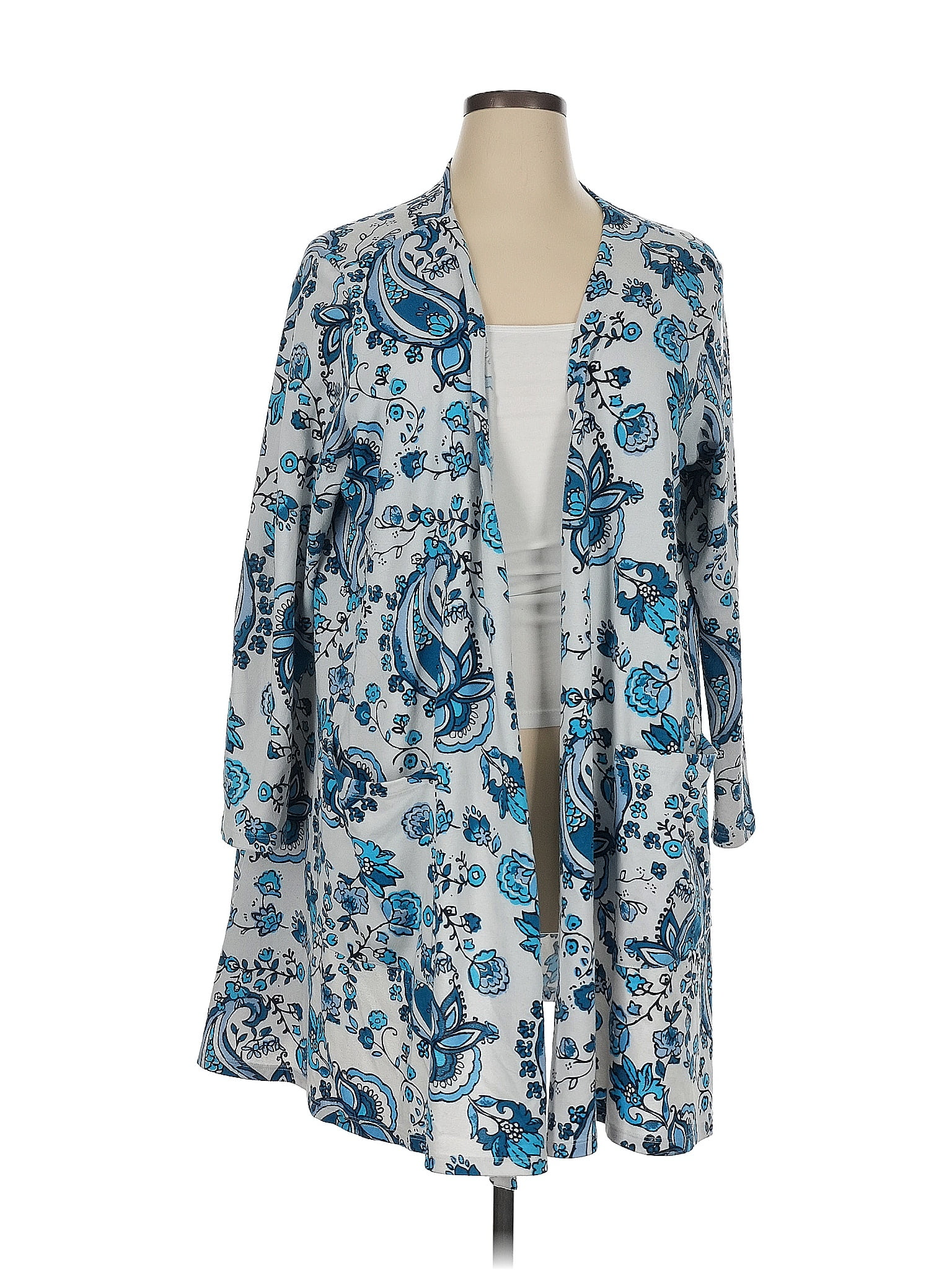 Lularoe Blue Cardigan Size XL