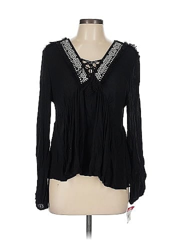 Blue Rain Long Sleeve Blouse (view 1)