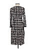 Christine Houndstooth Black Casual Dress Size M - photo 2