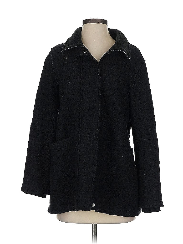 Pre-owned Halogen Coat In Black
