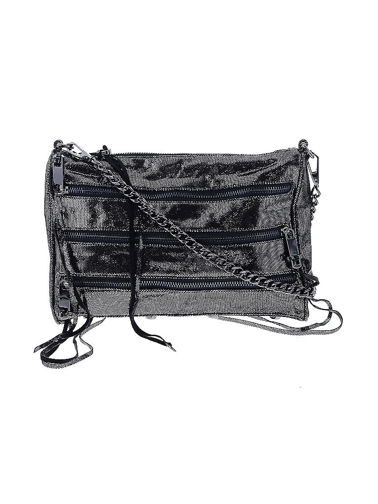 Rebecca Minkoff Metallic Black Crossbody Bag One size - photo 1