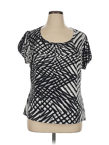 Worthington Short Sleeve Blouse (view 1)