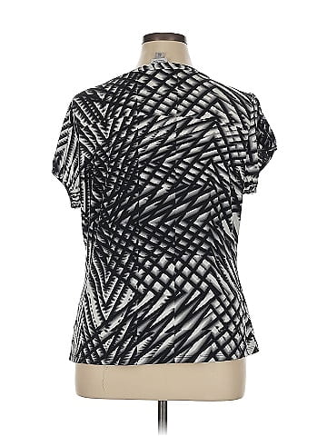 Worthington Short Sleeve Blouse (view 2)