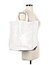 Assorted Brands 100% Polyurethane Metallic Silver White Tote One size - photo 2
