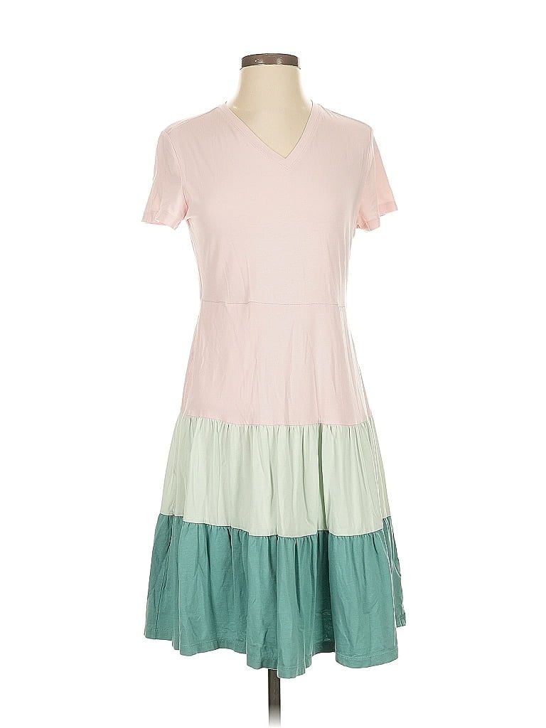 Pre-owned Lands' End Casual Dress In Pink