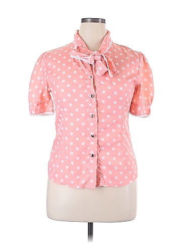 Allegra K Short Sleeve Blouse (view 1)