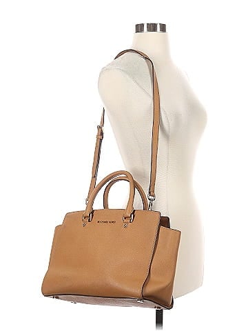 MICHAEL Michael Kors Leather Satchel (view 2)