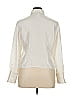 C by Bloomingdales 100% Silk Ivory Long Sleeve Silk Top Size 14 - photo 2