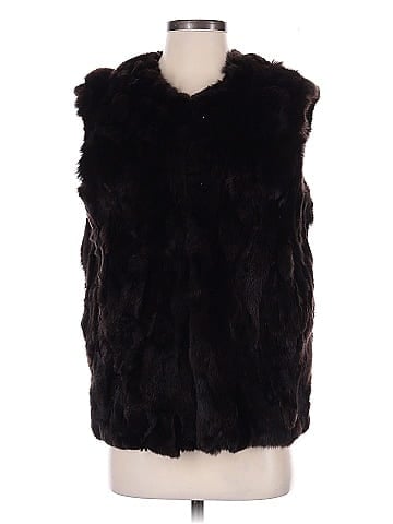 Adrienne Landau Faux Fur Vest (view 1)