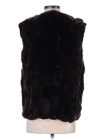 Adrienne Landau Faux Fur Vest (view 2)