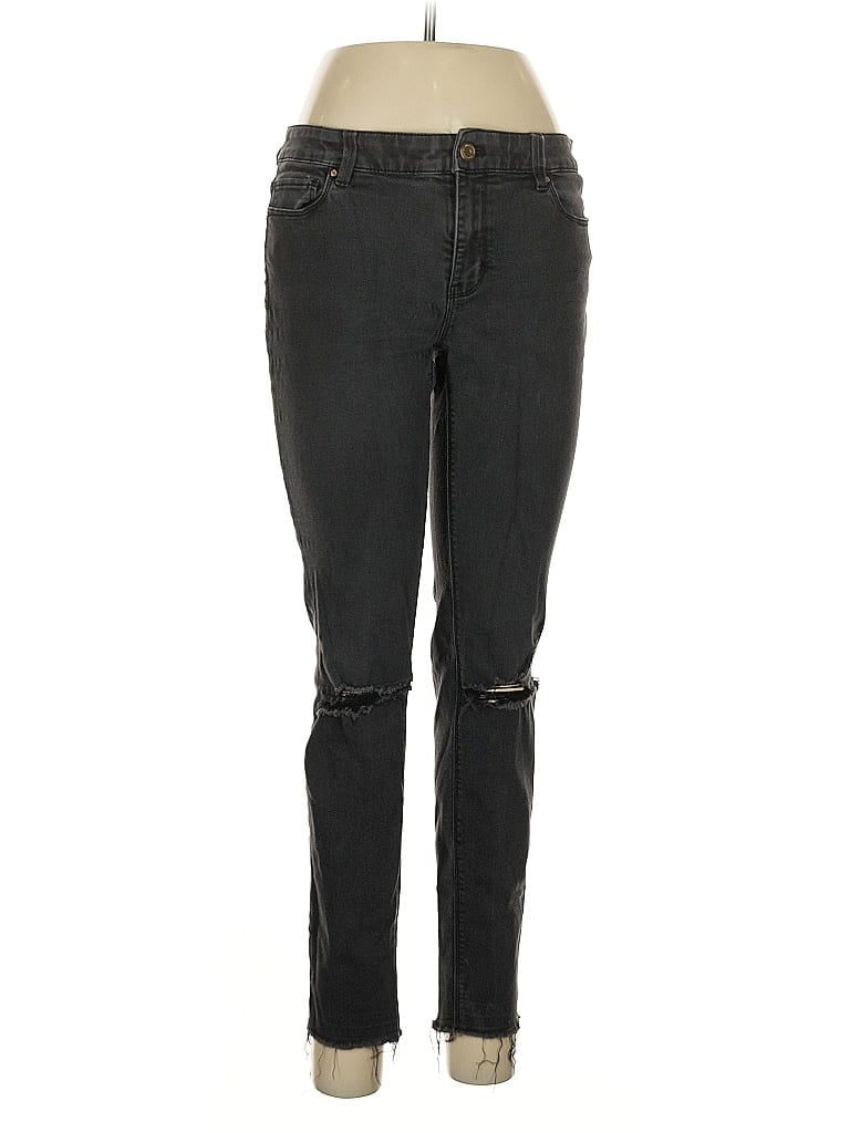 Pre-owned White House Black Market Jeans In Gray