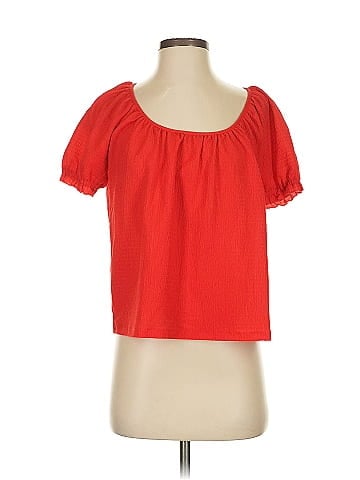 TeXTURE & THREAD Madewell Short Sleeve Blouse (view 1)
