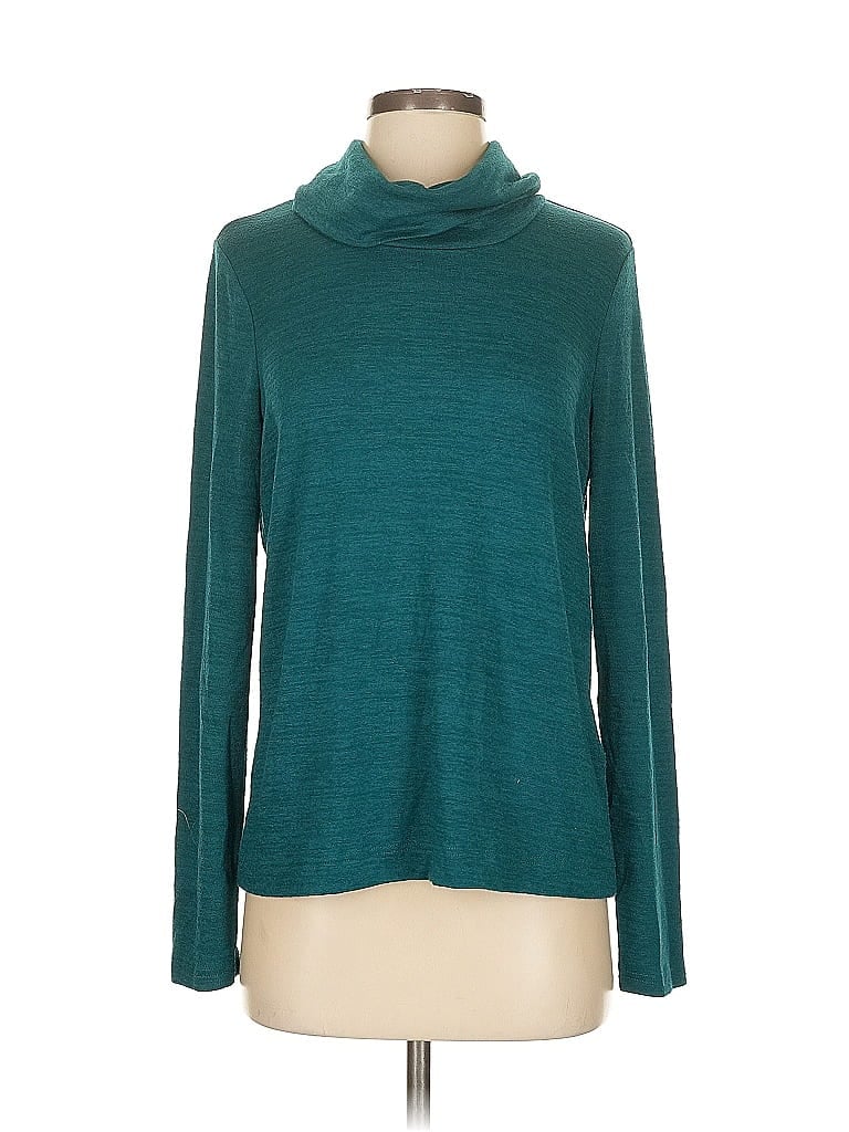Pre-owned Banana Republic Turtleneck Sweater In Blue