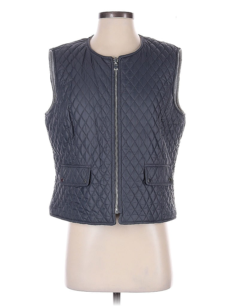 Worth New York Blue Gray Vest Size M - photo 1