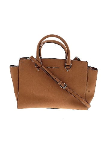 MICHAEL Michael Kors Leather Satchel (view 1)