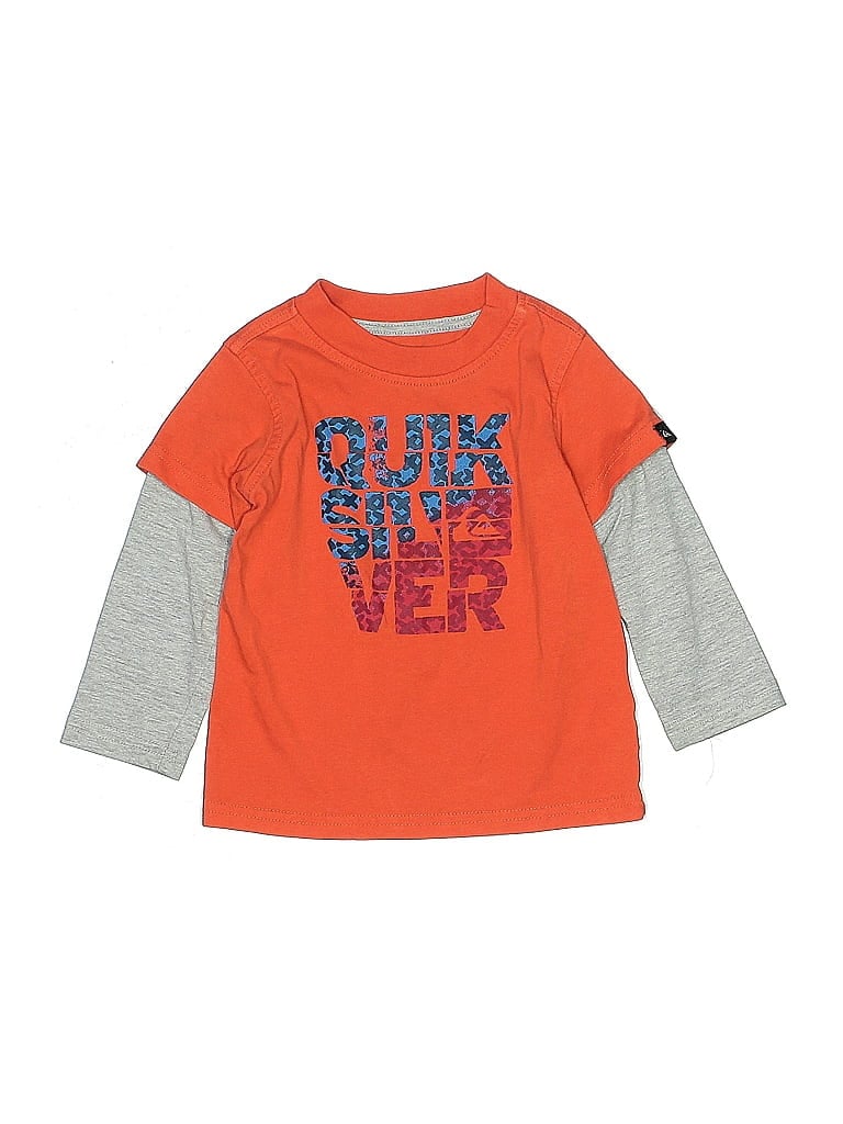 Quiksilver Orange 3/4 Sleeve T-Shirt 18-24 MO / 24 MO - photo 1
