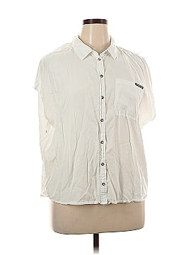 Universal Thread Ivory Long Sleeve Button-Down Shirt Size L