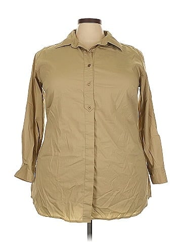 Avenue 3/4 Sleeve Button-Down Shirt (view 1)
