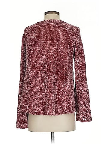 Hem & Thread Pullover Sweater (view 2)