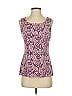 IMAN Purple Sleeveless T-Shirt Size XS - photo 1