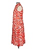 CAbi 100% Polyester Print Orange Casual Dress Size XS - photo 5