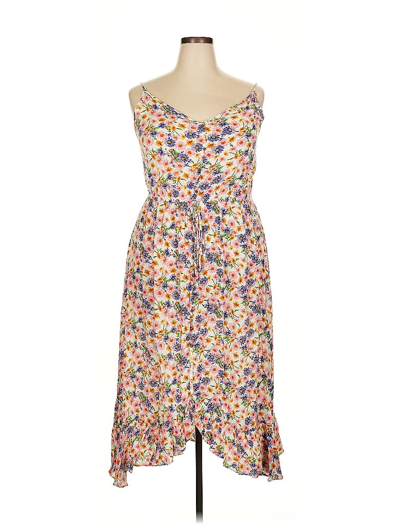 Pre-owned Rewind Casual Dress In Yellow