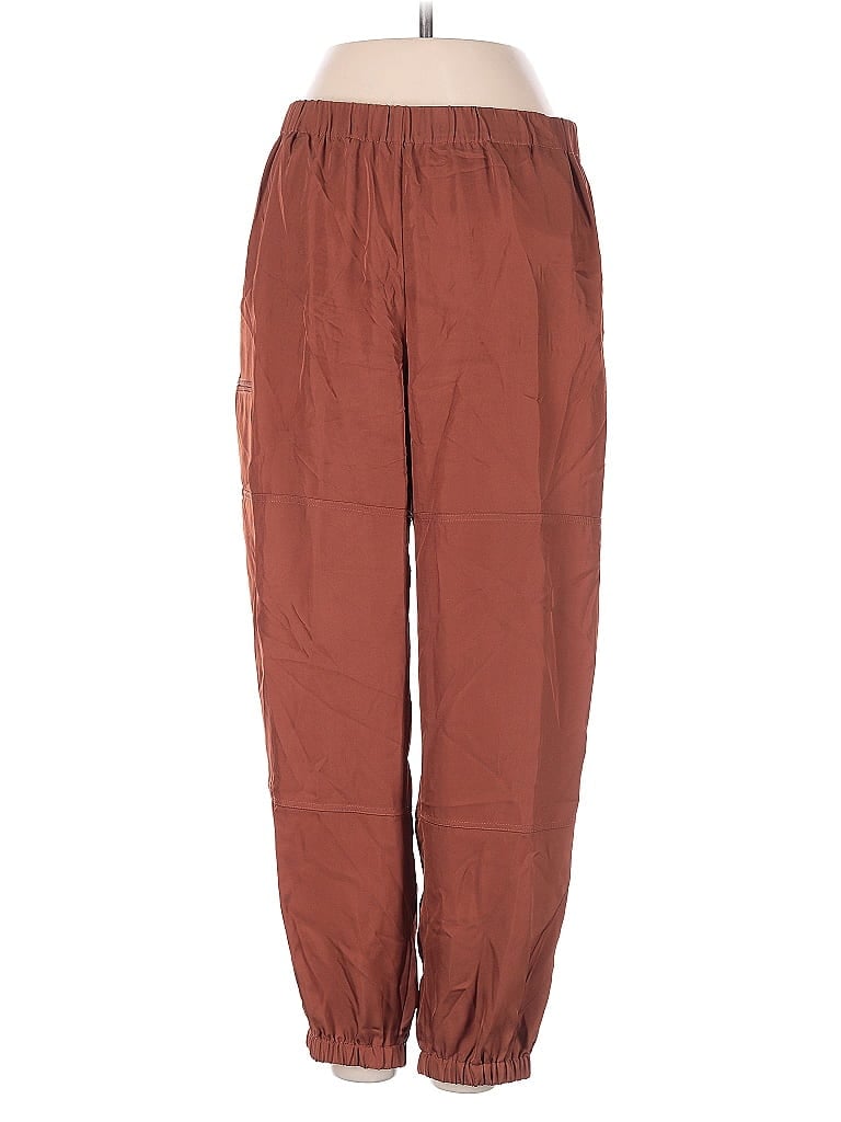 Pre-owned Theory Casual Pants In Brown