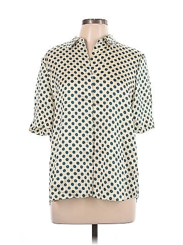 GOELIA 3/4 Sleeve Silk Top (view 1)