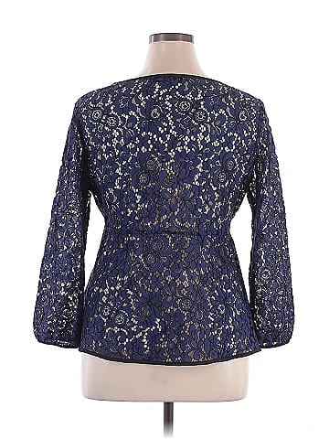 Allegra K 3/4 Sleeve Blouse (view 2)