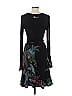 Desigual 100% Viscose Paisley Black Cocktail Dress Size L - photo 2