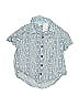 C&C California 100% Rayon Stripes Blue Short Sleeve Button-Down Shirt Size 5T - photo 1