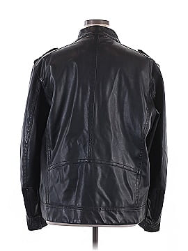 MICHAEL Michael Kors 100% Leather Black Leather Jacket Size M