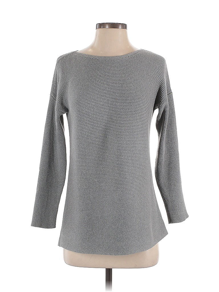 Pre-owned Theory Pullover Sweater In Gray