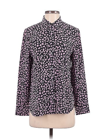 Equipment Long Sleeve Silk Top (view 1)