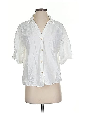 MNG 3/4 Sleeve Button-Down Shirt (view 1)