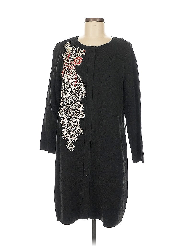 Alfani Women's Printed Sheath Dress Black Size 16