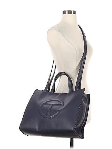 Telfar Medium 'Navy' Shopping Bag (view 2)