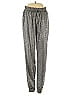 Caramela 100% Polyester Metallic Silver Casual Pants Size S - photo 1