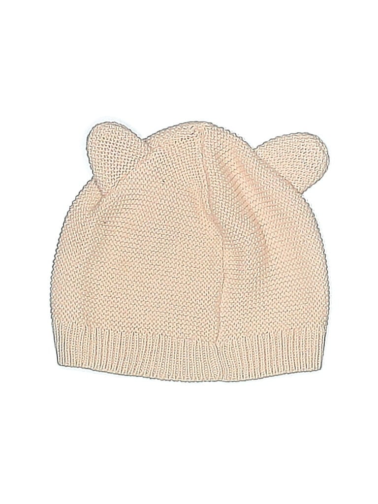 Just One You Made by Carter's 100% Cotton Ivory Orange Beanie 6-9 MO / 9 MO - photo 1