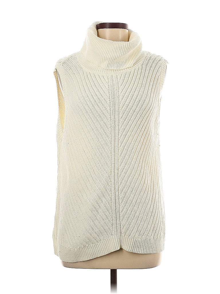 Sail to Sable Ivory Turtleneck Sweater Size M - photo 1