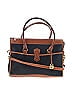 Dooney & Bourke 100% Leather Brown Blue Leather Satchel One size - photo 1