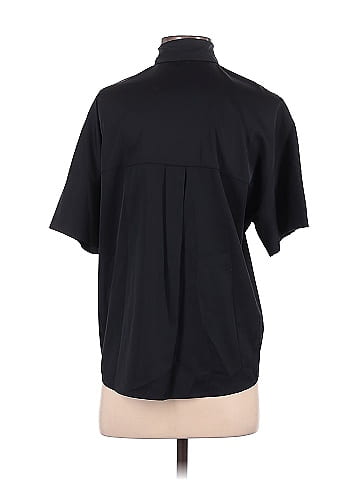 Vince. Short Sleeve Silk Top (view 2)