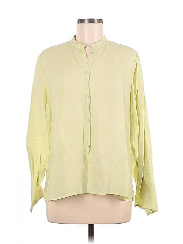 Eileen Fisher Long Sleeve Silk Top (view 1)